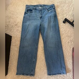 Old Navy Extra High Rise Wide Leg jeans, size 16